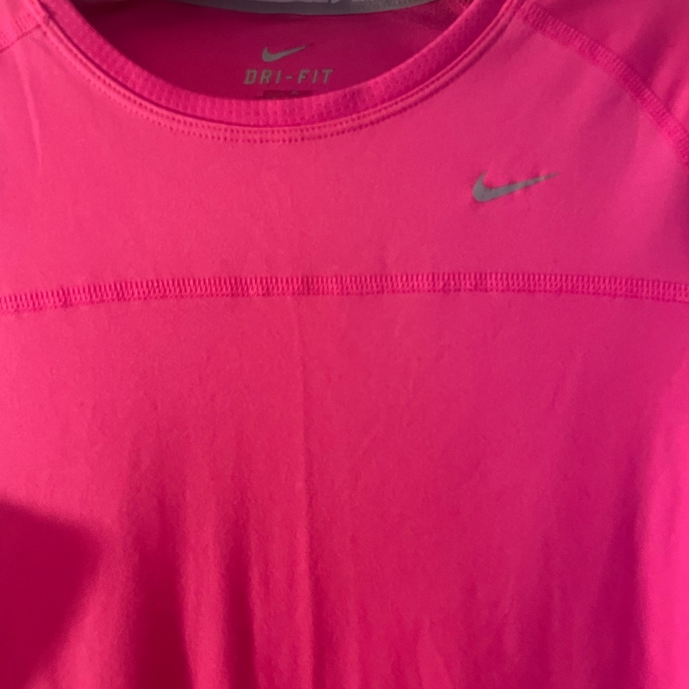 Nike Bright Pink Dri-FIT Shirt